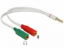 Picture of Delock 65447 Headset Adapter 1x 4pin > 2 x 3pin for iphone