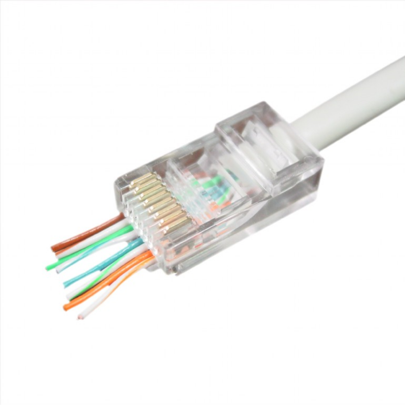Picture of Gembird Universal pass-through modular UTP RJ45 plug, (Pack of 100) LC-PTU-01/100