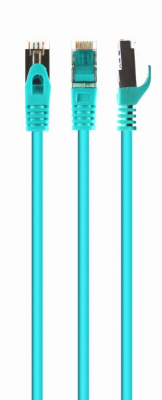 Picture of Gembird S/FTP Cat. 6A LSZH patch cord green, 1 m PP6A-LSZHCU-G-1M