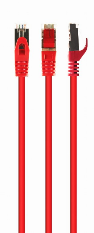 Picture of Gembird S/FTP Cat. 6A LSZH patch cord red, 0.5 m PP6A-LSZHCU-R-0.5M