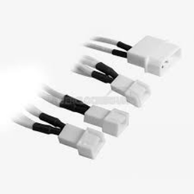 Picture of BitFenix Molex 3x3pin sleevedwhite/white