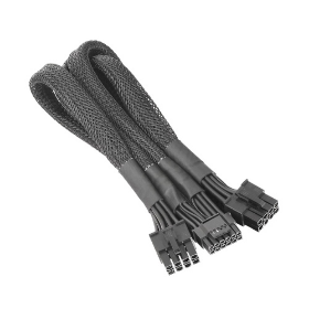 Picture of Thermaltake Sleeved PCIe Gen 5 Splitter Cables Dual 8Pin to 12+4Pin 600mm AC-063-CN1NAN-A1