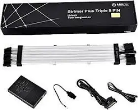 Picture of Lian Li Strimer ARGB 3x8pin V2 Power Exntension Cable PW12-PV2
