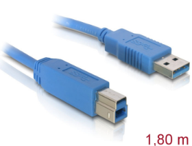 Picture of Delock 82434 USB 3.0 A-B 1.8m
