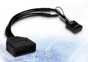 Picture of Inter-Tech Adapter USB3 to USB2 9Pin