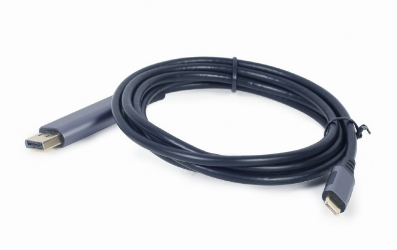 Picture of Gembird USB Type-C to Display Port male adapter cable 1.8m space gray CC-USB3C-DPF-01-6