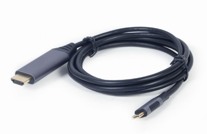 Picture of Gembird USB Type-C to HDMI display adapter cable 1.8m space gray CC-USB3C-HDMI-01-6