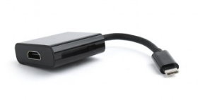 Picture of Gembird USB-C Male to HDMI Female Adapter Black A-CM-HDMIF-01