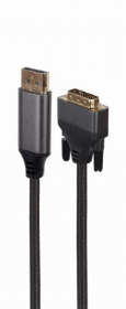 Picture of Gembird 4K Display Port to DVI adapter Cable Premium Series 1.8m CC-DPM-DVIM-4K-6