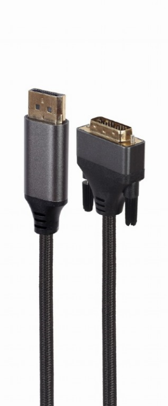 Picture of Gembird 4K Display Port to DVI adapter Cable Premium Series 1.8m CC-DPM-DVIM-4K-6