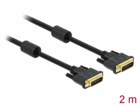 Picture of Delock 83111 DVI 24+5 male > DVI 24+5 male 2m