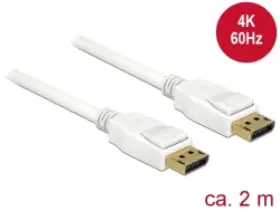 Picture of Delock 84877 Display Port 1.2 Male > Display Port Male 2m 4K