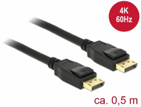 Picture of Delock 85506 Display port 1.2 M>M 0.5m