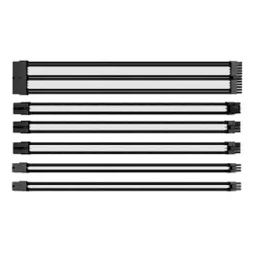 Picture of Thermaltake TTMOD Sleeved PSU Extension Cable Set Black & White