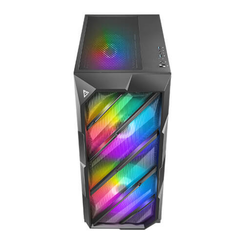 Picture of Antec NX700 Dual-Fan w/ 3D Geometric Mesh Front Panel Design ATX Gaming Case Black 0-761345-81072-2