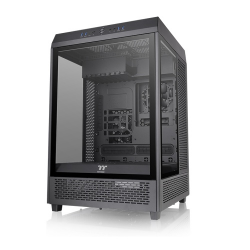 Picture of Thermaltake The Tower 500 SPCC Tempered Glass & 3x120mm Fans Black PC Case CA-1X1-00M1WN-00
