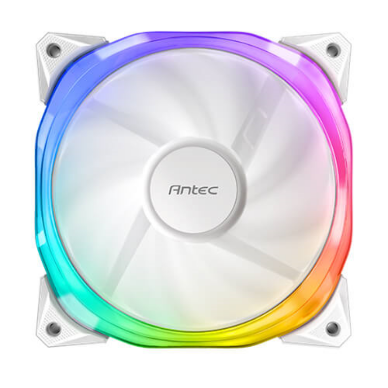 Picture of Antec Fusion 120 ARGB 120mm Case Fan White 0-761345-74045-6