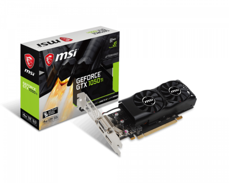 Picture of MSI Geforce GTX1050 TI 4GB   4GT LP