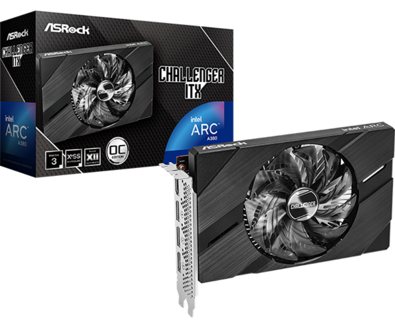 Picture of ASRock Intel Arc Challenger ITX A380 6G OC