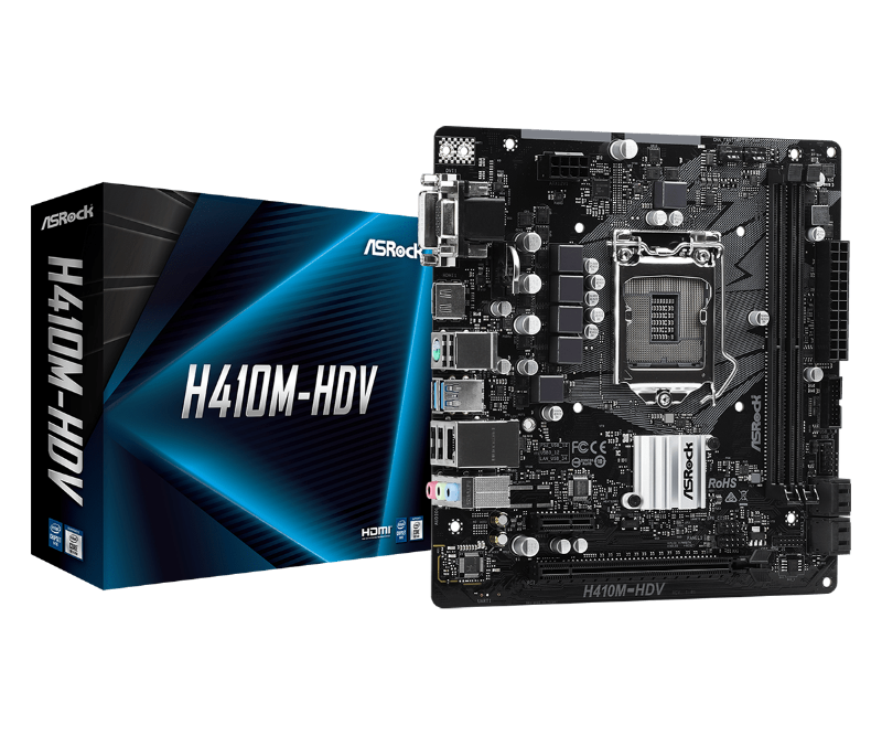 Picture of ASRock H410M-HDV LGA1200 DDR4