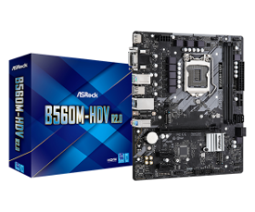 Picture of ASRock B560M-HDV R2.0 2DDR4 4SATA3 Motherboard