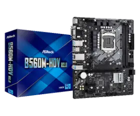 Picture of ASRock B560M-HDV R2.0 2DDR4 4SATA3 Motherboard