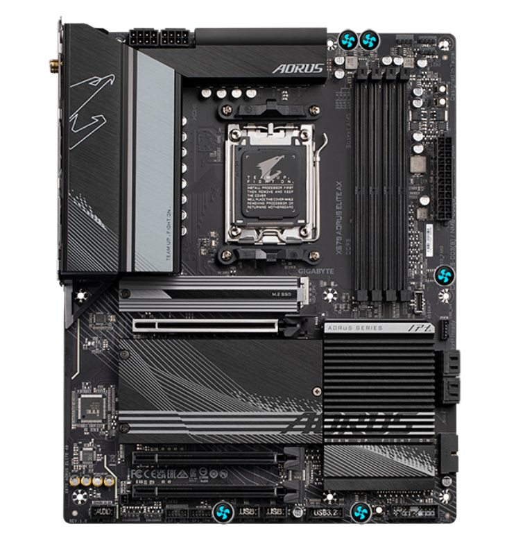 Picture of Gigabyte Aorus Elite X670 AX ATX Motherboard