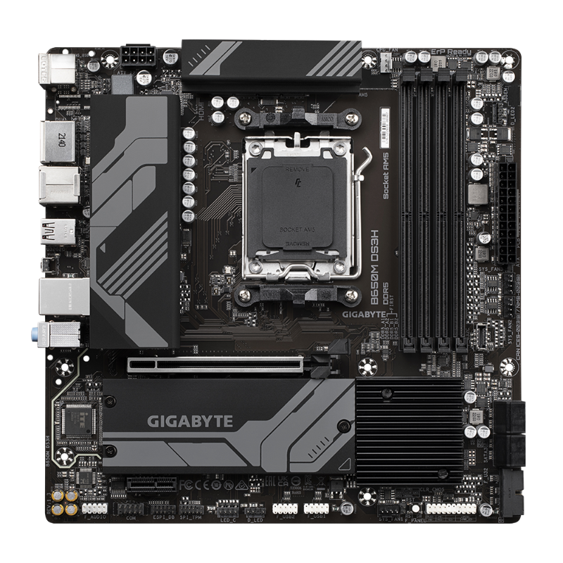 Picture of Gigabyte B650M DS3H G10 Micro ATX Motherboard B650M DS3H G10