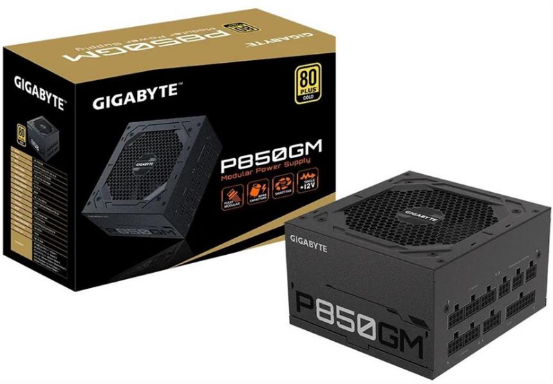 Picture of Gigabyte GP-P850GM-UK 850W PSU 120mm Modular Power Supply 80 Plus Gold