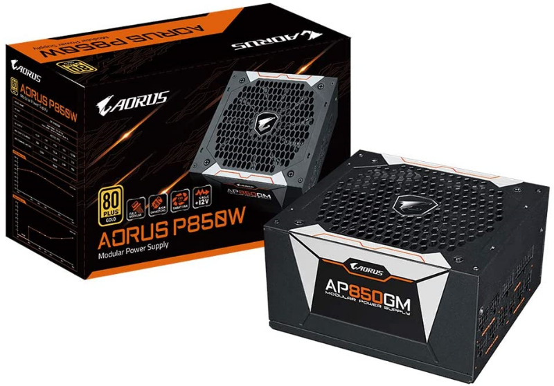 Picture of Gigabyte AORUS P850W Fully Modular 850W  PSU 80 Plus Gold GP-AP850GM-EU