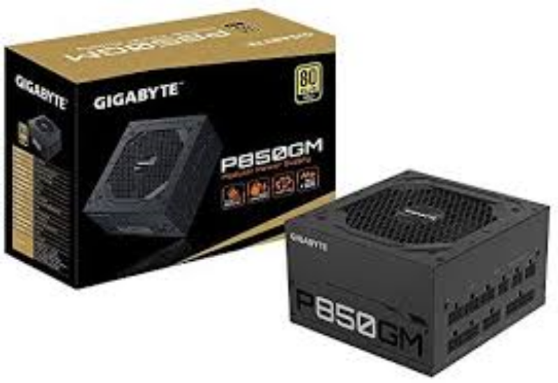 Picture of Gigabyte P850GM Fully Modular 850W PSU 80 + Gold GP-P850GM