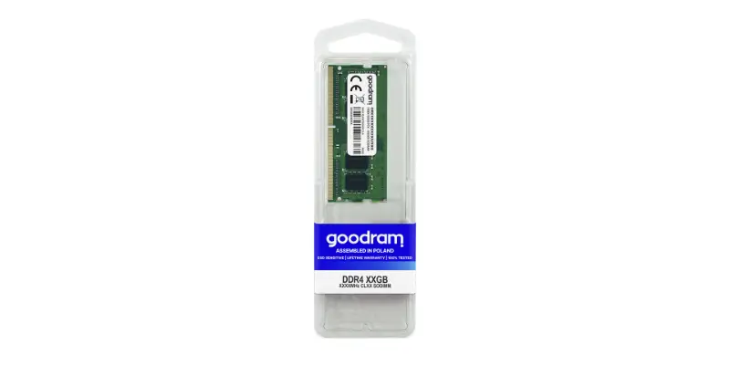 Picture of GOODRAM DDR4 4GB Sodimm 2666MHZ CL19 GR2666S464L19S/4G