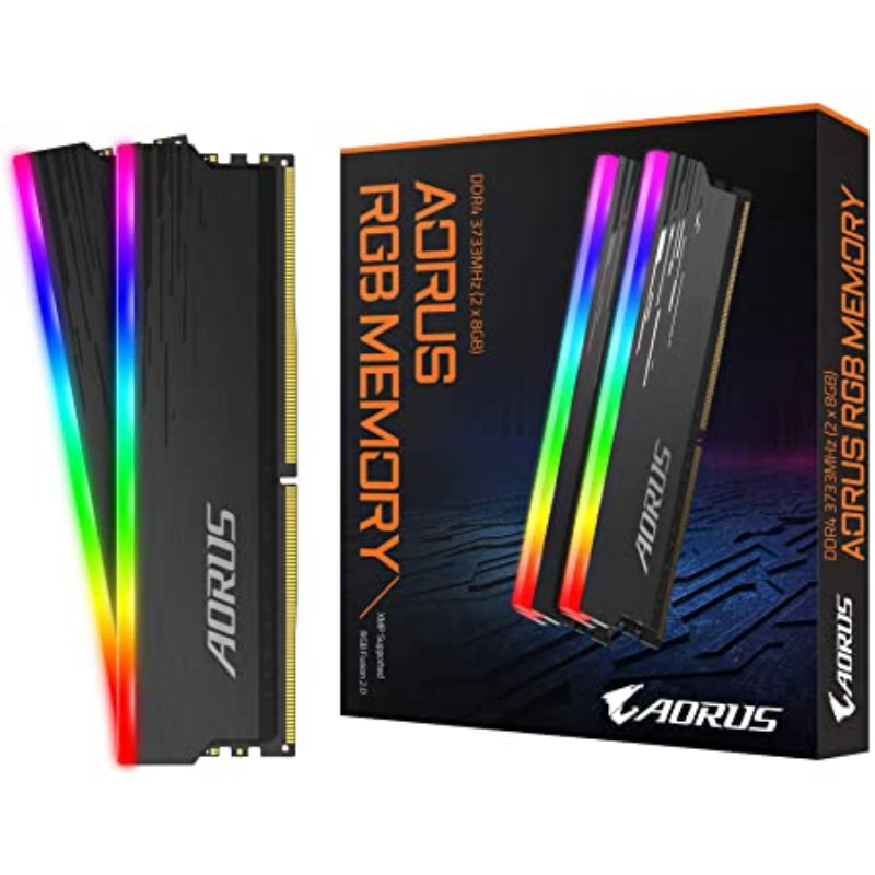 Picture of Gigabyte AORUS DDR A37D 3733MHz 16GB (8x2) RGB with Demo Kit GP-ARS16G37D