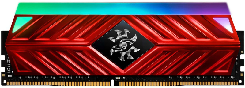 Picture of XPG Spectrix D41 DDR4 8GB (1x8) 3000 Red  RGB DIMM