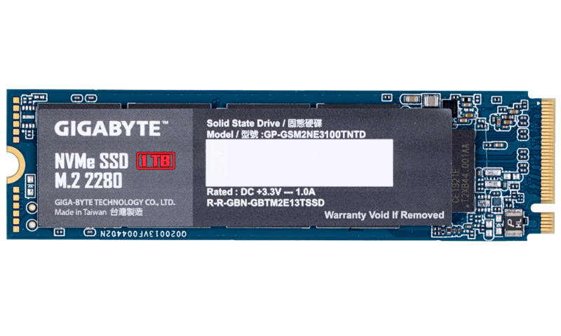 Picture of Gigabyte NVMe SSD 1Tb M.2 GPSE3N100-00-G