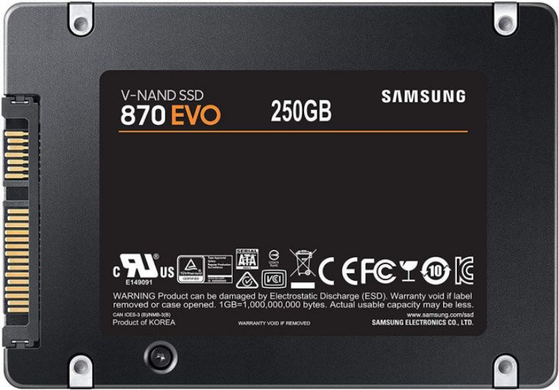 Picture of Samsung 250Gb 870 EVO SSD Sata-3   SSD MZ-77E250B/EU