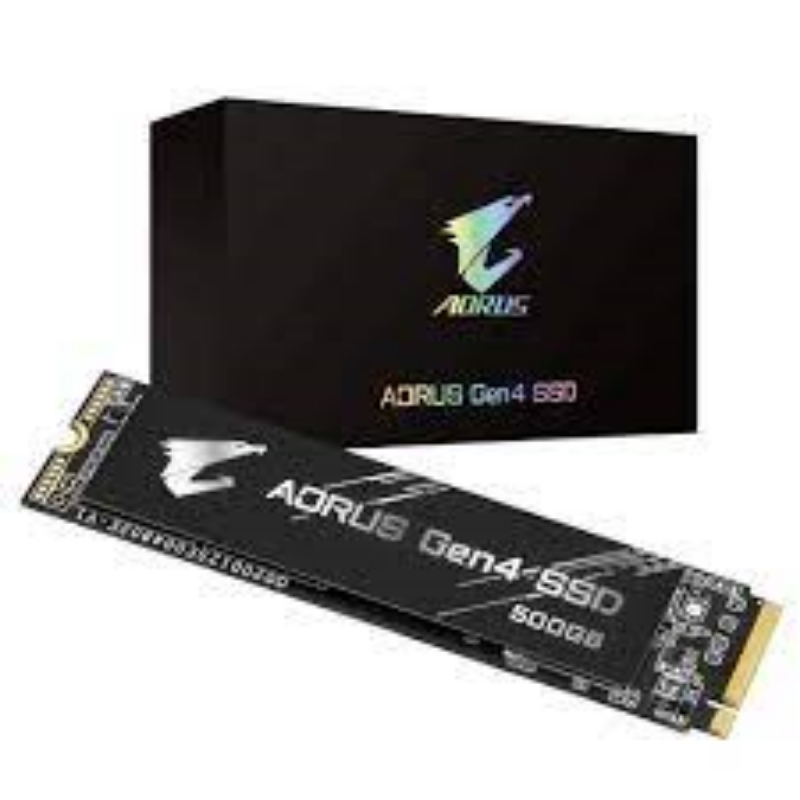 Picture of Gigabyte AORUS SSD M.2 500GB NVMe 1.3 PCI-e 4x 4 GP-AG4500G