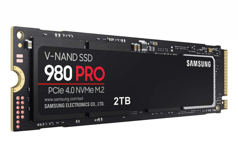 Picture of Samsung 2TB M.2 980 Pro NVMe PCIe 4.0 x 4 Heatsink SSD
