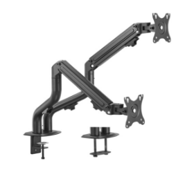 Picture of Gembird adjustable desk mount 2 display mounting arm 17''-32'', up to 8kg tilting MA-DA2-02