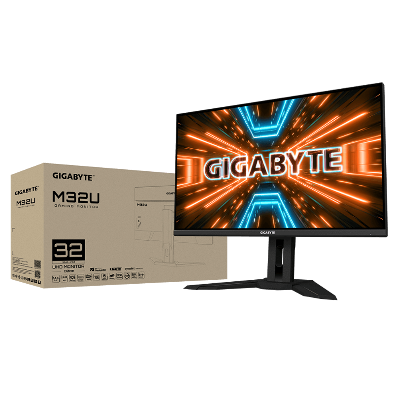 Picture of Gigabyte M32U 32" 4K/UHD Monitor KVM/1ms/144Hz