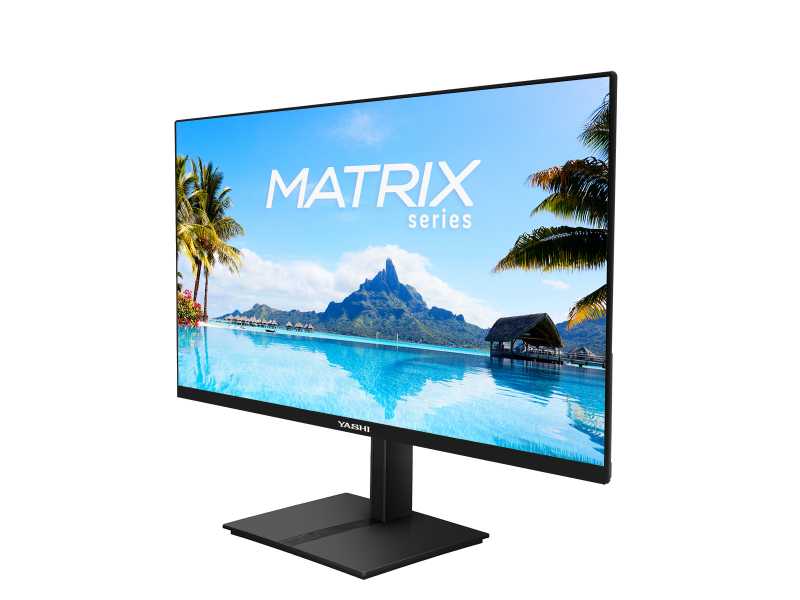 Picture of Yashi Matrix 24 Pivot/Hight Adj/HDMI/VGA /SPK/Type C IPS Slim. 2ms Low Blue Light YZ2468
