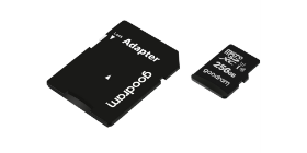 Picture of GOODRAM 256GB MicroSD Class 10 UHS1+ adapter M1AA-2560R12