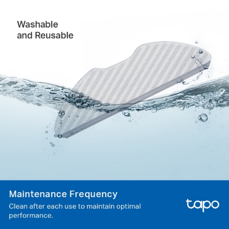 Picture of TP-Link Tapo RVA300 Vacuum Washable Mop Cloth for Tapo RV30 Plus, RV30, RV10 Plus, RV10