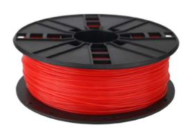 Picture of Gembird PLA Filament Fluorescent Red 1.75mm 1kg 3DP-PLA1.75-01-FR