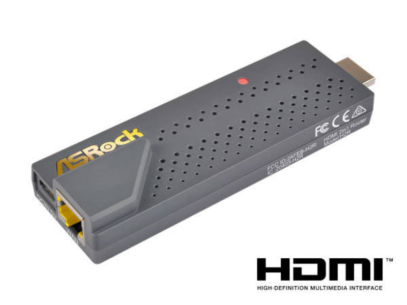 Picture of ASRock H2R/GRAY HDMI Dongle 2 in 1 Route r