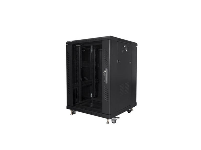 Picture of Lanberg 19 FREE-STANDING RACK 15U 600x600  FLAT PACK BLACK FF01-6615-12B