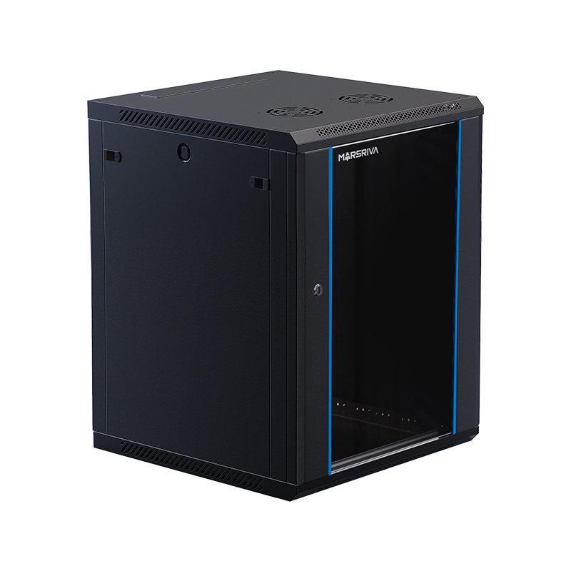 Picture of Marsriva WS6615 Wall-Mount Cabinet 600*600*15U 1xShelf 1xFan