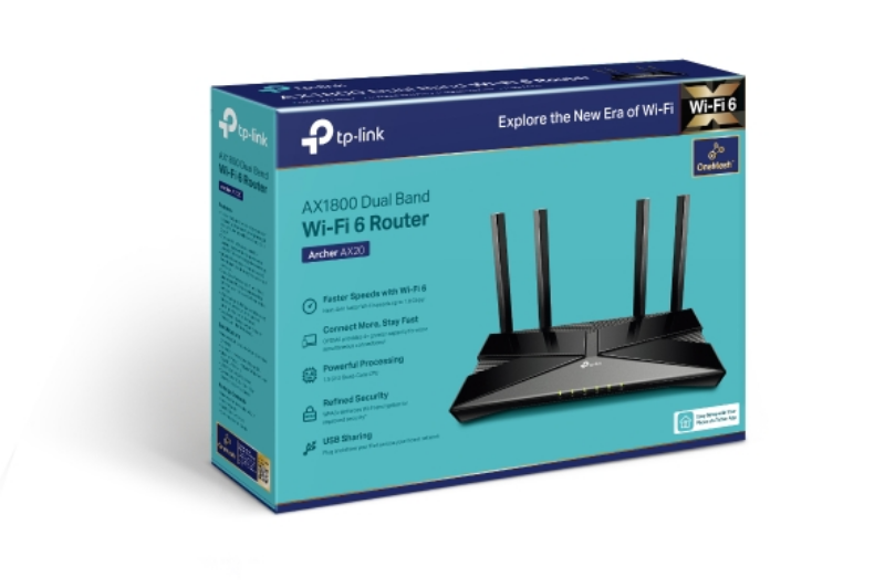Picture of TP-Link Archer AX20 AX1800 Dual-Band Wi-Fi 6 Router