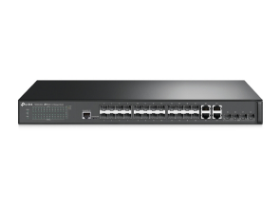Picture of TP-Link T2600G-28SQ Jetstream 28-Port Gigabit SFP L2 Managed Switch 4* 10G SFP+ Slots