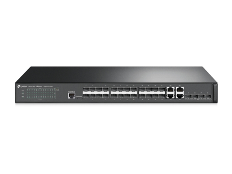 Picture of TP-Link T2600G-28SQ Jetstream 28-Port Gigabit SFP L2 Managed Switch 4* 10G SFP+ Slots